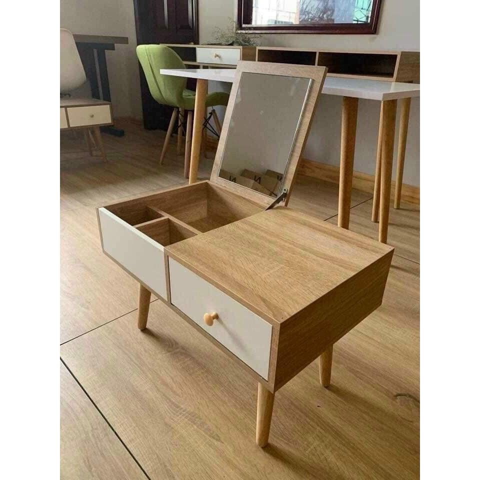 BÀN TRANG ĐIỂM MINI CÓ GƯƠNG XINH XẮN